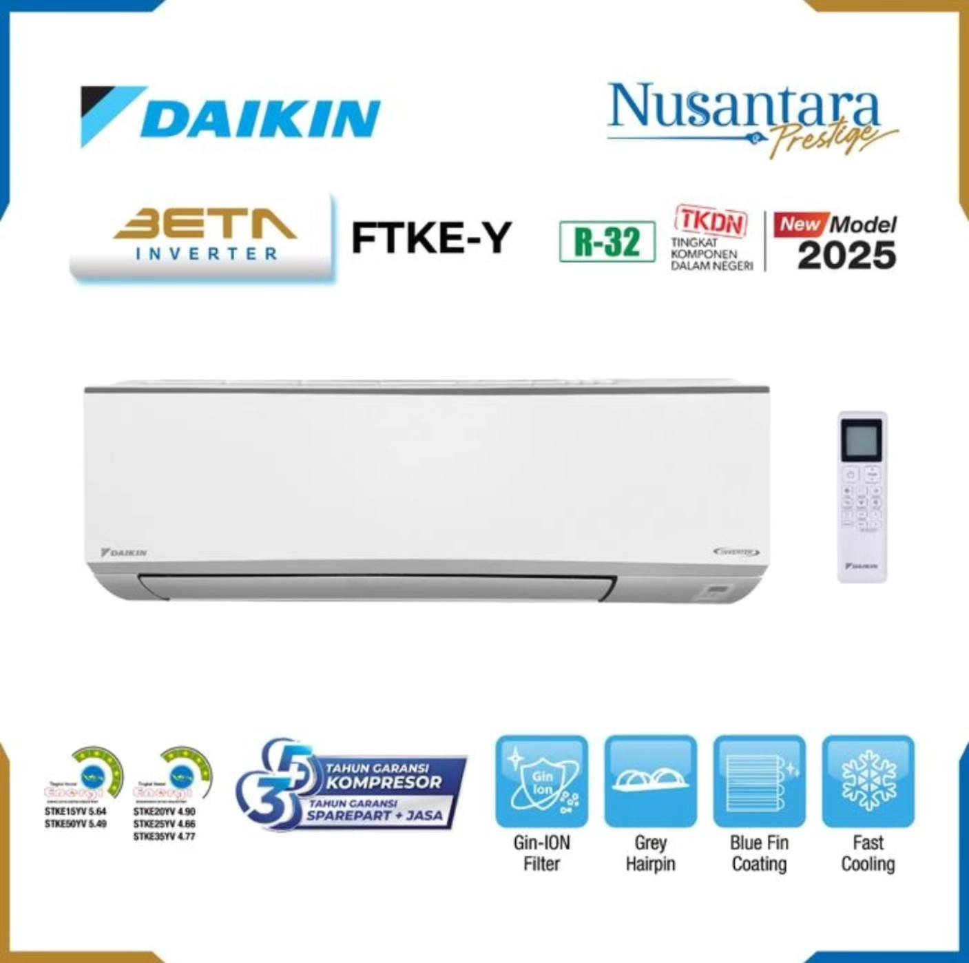 DAIKIN BETA Inverter FTKE-Y Series