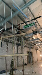 Proyek HVACR Nusantara: Pemasangan Ducting di Café Menteng 7 Medan Denai