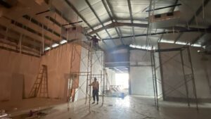 Pemasangan Ducting di Biliar Menteng 7 Medan Denai