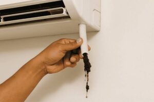 Penyebab Terjadinya Penumpukan Air dan Bau Apek pada Drain Pan AC