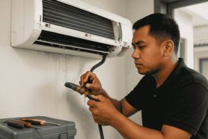 Solusi Tepat Mengatasi Bau Apek dan Genangan Air pada AC